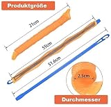 40 Stück – Lockenwickler Curler über Nacht für Damen und Frauen von Zuhause ohne Hitze (Lila/Pink) inkl. Reisetasche! - 3