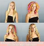 40 Stück – Lockenwickler Curler über Nacht für Damen und Frauen von Zuhause ohne Hitze (Lila/Pink) inkl. Reisetasche! - 4
