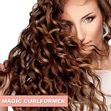40 Stück – Lockenwickler Curler über Nacht für Damen und Frauen von Zuhause ohne Hitze (Lila/Pink) inkl. Reisetasche! - 9