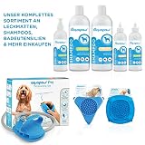 Aquapaw Premium Leckmatte für Hunde und Katzen | Rutschfeste Matte zum langsamen Fressen für Futter, Erdnussbutter | Lindert Ängste und Langeweile mit Saugnäpfen | Baden und Pflegen – Blau - 10
