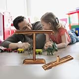 HONGECB Handgefertigtes Hook Ringwurfspiel, Haken ringwurfspiel, Desktop Holz Toss Games, Haken-Ring-Wurfspiel, Hook and Ring Game, Spiele für Familienfeiern, für Erwachsene und Kinder - 3
