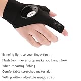 DINOWIN LED-Taschenlampen, Outdoor-Angelhandschuhe, Sporthandschuhe, Taschenlampe für Camping, Radfahren, Laufen, Outdoor-Aktivitäten, Notbeleuchtung - 3