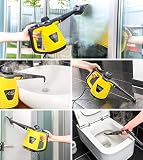 Sichler Haushaltsgeräte Handdampfreiniger: Tragbarer Dampfreiniger mit großem Zubehör-Pack, 1.000 W (Dampfente, Dampfgerät, Hochdruckreiniger) - 3