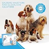 Aquapaw Hundewasch- und Duschaufsatz | Schnelles und einfaches Baden, Massieren und Pflegen von Haustieren im Innen- und Außenbereich | Inklusive 8-Fuß-Hundeduschschlauch Sprayer und Schrubber – Blau - 9