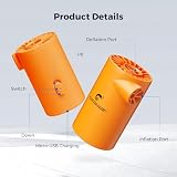FLEXTAILGEAR EVO Pump mit 5000mAh Akku, tragbare elektrische Pumpe 4.5KPA, 250L/MIN Luftmatratze Pumpe zum schnellen Aufblasen und Entleeren für Poolschwimmer, Luftbett, Schwimmring - 5