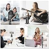 Auto Face Tracking Stativ, 360° Rotation Smart Telefonhalter, Keine App nötig, Gesicht Körper Selfie Stick Gimbal Stabilisator für Videoaufnahme, Live Streaming, Vlog (Schwarz) - 8