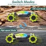 Pristar Ferngesteuertes Auto für Kinder, 4WD RC Drift Stunt Car mit Handsteuerung, 2,4 GHz 360° Drehung Handgeführtes – Weihnachten Geschenk 6 8 10 Jahre - 5