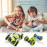Pristar Ferngesteuertes Auto für Kinder, 4WD RC Drift Stunt Car mit Handsteuerung, 2,4 GHz 360° Drehung Handgeführtes – Weihnachten Geschenk 6 8 10 Jahre - 7