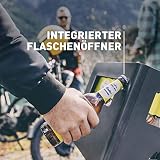höfats – Beer Box Feuerschale – Getränkekiste, Feuerkorb, Grill, Flaschenöffner und Hocker in einem – für Garten und Terrasse – Corten-Stahl – schwarz, entwickelt eine langlebige Rost-Patina - 4