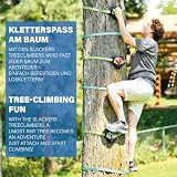 Slackers Ninja Treeclimbers, Kletterset mit 5 innovativen, robusten Kunststoff-Platten mit Anti-Rutsch Griptape, 4 Klettergriffe zum Klettern auf Bäumen und Baumhäusern, 980040 - 3