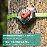 Slackers Ninja Treeclimbers, Kletterset mit 5 innovativen, robusten Kunststoff-Platten mit Anti-Rutsch Griptape, 4 Klettergriffe zum Klettern auf Bäumen und Baumhäusern, 980040 - 4