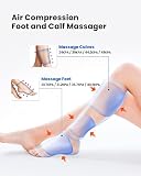 RENPHO Beine Massagegerät, elektrisches Fußmassagegerät für Beine, Waden und Füße, Kompressionsmassage mit 5 Modi und 4 Intensitäten, für Hause, Büro und Reise geeignet - 3
