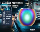 FEISEDY Vollgesichtsschutz Sonnenbrille Futuristisch Visier Verspiegelt Schnelle Brille Ganzes Gesicht Schild mit UV400 Schutz für Damen Herren Cyber Alien Space Kostüm B2781 - 6