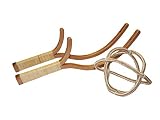 Schildkröt®Ogo Sport Jabbit Classic Set, 2 Jabbit Schleudern aus Buchenholz, 1 Gitter-Ball aus geknotetem Seil (Ø 15 cm), 970116 - 2
