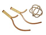 Schildkröt®Ogo Sport Jabbit Classic Set, 2 Jabbit Schleudern aus Buchenholz, 1 Gitter-Ball aus geknotetem Seil (Ø 15 cm), 970116 - 3