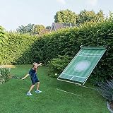HitPartner – Mobile Tenniswand – Spanntuch grün – Rahmen Stahl, galvanisch verzinkt – Tennistrainingsgerät - 6