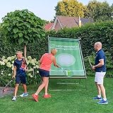 HitPartner – Mobile Tenniswand – Spanntuch grün – Rahmen Stahl, galvanisch verzinkt – Tennistrainingsgerät - 7