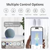 SwitchBot Smart Automatischer Vorhangöffner – Bluetooth Fernbedienung mit App/Timer, Aufgerüsteter Hochleistungsmotor, Kompatibel mit Alexa, Google Home(SwitchBot Hub erforderlich) (Curtain 3, U Rail) - 8