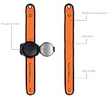 Bub-up Superbikero Rückspiegel und blinker Armband fur Fahrrad und Roller. Zwei leuchtende Armbänder für Fahrräder oder Roller mit eingebautem Rückspiegel. Fahrradspiegel mit Leuchtarmband. - 4