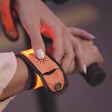 Bub-up Superbikero Rückspiegel und blinker Armband fur Fahrrad und Roller. Zwei leuchtende Armbänder für Fahrräder oder Roller mit eingebautem Rückspiegel. Fahrradspiegel mit Leuchtarmband. - 5