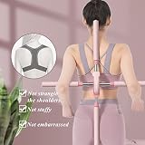 YGMXZL Bodybuilding Yoga Pilates Stick,Rücken Stretching Stick,Yoga Stick Buckel Korrekturstab für Erwachsene und Kinder zur Linderung von Rücken Schmerzen (blau) - 4