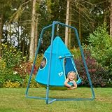 TP Toys TP859 UFO Metallrahmen | Outdoor Höhle/Schaukel | Für Kinder 2+ | Gebaute Maße 190 x 182 x 159 cm | Perfekt für kleine Gärten, blau - 2