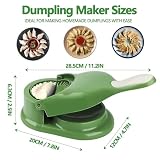 Dumpling Maker, Pelmeni maker, 2 in 1 Teigtaschenformer, Gyoza Maker,Maultaschen Former, DIY Knödel Skin Maker für Dumpling, Ravioli, Machen - 7