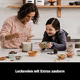 Ninja CREAMi Eismaschine & Dessertmaschine mit 3 Behältern, 7 Programmen, Herstellung von Eis, Gelato, Sorbet, Smoothie-Bowls, Milchshakes und mehr, Schwarz/Silber, 1,4L Eiscreme Kapazität, NC300EU - 2