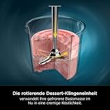 Ninja CREAMi Eismaschine & Dessertmaschine mit 3 Behältern, 7 Programmen, Herstellung von Eis, Gelato, Sorbet, Smoothie-Bowls, Milchshakes und mehr, Schwarz/Silber, 1,4L Eiscreme Kapazität, NC300EU - 5