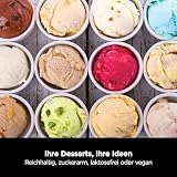 Ninja CREAMi Eismaschine & Dessertmaschine mit 3 Behältern, 7 Programmen, Herstellung von Eis, Gelato, Sorbet, Smoothie-Bowls, Milchshakes und mehr, Schwarz/Silber, 1,4L Eiscreme Kapazität, NC300EU - 8