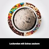 Ninja CREAMi Eismaschine & Dessertmaschine mit 3 Behältern, 7 Programmen, Herstellung von Eis, Gelato, Sorbet, Smoothie-Bowls, Milchshakes und mehr, Schwarz/Silber, 1,4L Eiscreme Kapazität, NC300EU - 9