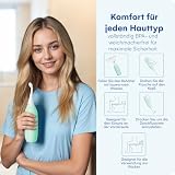HappyPo Tragbar Po Dusche 300 ml – Tragbares Bidet für Männer und Frauen – Toilette Popodusche Ersetzt Feuchtes Toilettenpapier – Intimdusche für Schwangerschaft, Wochenbett und Reisen – Minze - 5