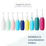 HappyPo Tragbar Po Dusche 300 ml - Tragbares Bidet für Männer und Frauen - Toilette Popodusche Ersetzt Feuchtes Toilettenpapier - Intimdusche für Schwangerschaft, Wochenbett und Reisen - Minze - 6