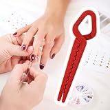 Krmoau Nagellack-Fingerschutz - Schutz-Clip Für Nagellack,Nicht Rutschende Maniküre-Werkzeuge, Tragbare Manikürehilfe Zum Üben - 3