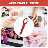 Krmoau Nagellack-Fingerschutz - Schutz-Clip Für Nagellack,Nicht Rutschende Maniküre-Werkzeuge, Tragbare Manikürehilfe Zum Üben - 4
