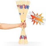 XXL Mikado Spiel Holz Riesenmikado 31 Holzstäbe 90 cm Outdoor Gartenmikado Kinder Erwachsene - 4