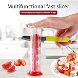 Obstschneider Traubenschneider, Tomatenschneider Traubenschneider, Zip Slicer Obst Traubenschneider, Schneller Traubenschneider Zum Schneiden Von Kleinen Früchten Und Gemüse - 4