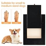 Kratzbrett für Hunde mit Leckerlibox 35x25x3cm, Stressfrei Kratzbrett für Hundekrallen,Sandpapierbrett Scratch Board Dog für Nägel Alternative zu Krallenschleifer für Hunde/Krallenschere für Hunde - 3