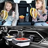 Fowecelt 3 Stück Pommes-Frites-Becherhalter Auto Saucenhalter Auto Pommes Halter Dip- und Saucenhalter-Clip-Set Schwarz - 4