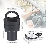 Fowecelt 3 Stück Pommes-Frites-Becherhalter Auto Saucenhalter Auto Pommes Halter Dip- und Saucenhalter-Clip-Set Schwarz - 7