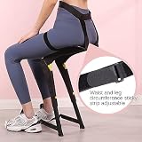 Exoskelett-Ständer, tragbarer Stuhl, unsichtbarer tragbarer magischer Sitz, verstellbare Höhe, 100 kg Kapazität, für Outdoor-Angeln, Konzerte und mehr - 3