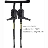 Exoskelett-Ständer, tragbarer Stuhl, unsichtbarer tragbarer magischer Sitz, verstellbare Höhe, 100 kg Kapazität, für Outdoor-Angeln, Konzerte und mehr - 6