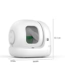 PETKIT Pura Max 2 Selbstreinigende Katzentoilette, 76L Katzenklo Selbstreinigend,xSecure,Geruchsbeseitigung,App-Steuerung,Große Fassungsvermögen,Automatisches Katzenklo für Mehrere Katzen - 9