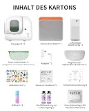 PETKIT Pura Max 2 Selbstreinigende Katzentoilette, 76L Katzenklo Selbstreinigend,xSecure,Geruchsbeseitigung,App-Steuerung,Große Fassungsvermögen,Automatisches Katzenklo für Mehrere Katzen - 10