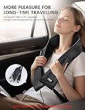 RIKE Shiatsu Nackenmassagegerät mit Wärme – 3D Massagegerät für Nacken, Schultern & Rücken, mit Netz- & Auto-Adapter, tiefenwirksame Knetmassage, Geschenkidee für Männer & Frauen - 6