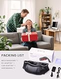 RIKE Shiatsu Nackenmassagegerät mit Wärme – 3D Massagegerät für Nacken, Schultern & Rücken, mit Netz- & Auto-Adapter, tiefenwirksame Knetmassage, Geschenkidee für Männer & Frauen - 7