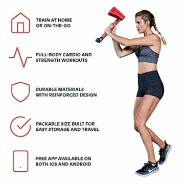 ChopFit Funktionales Trainingssystem, tragbar zu Hause, Fitnessstudio, Trainingsgerät, Krafttraining, Heimübungen für Männer und Frauen, ideal für Cardio-Training, Core/Bauchmuskeln – Heim-Fitness - 2