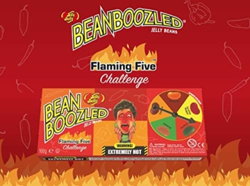 Jelly Belly Bean Boozled Spiel Glücksrad Flaming Five scharfe Edition 100g - 4