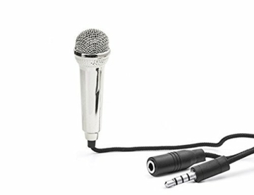 Kikkerland WBPHP-BK mini Karaoke Microphone-silber - 3