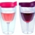 Southern Homewares Wein 2 Go. isolierte Vino doppelte Wand Acryl Wein Trinkglas mit Merlot und Pink Getränke Durch Deckel, 473 ml, 2er Pack - 1